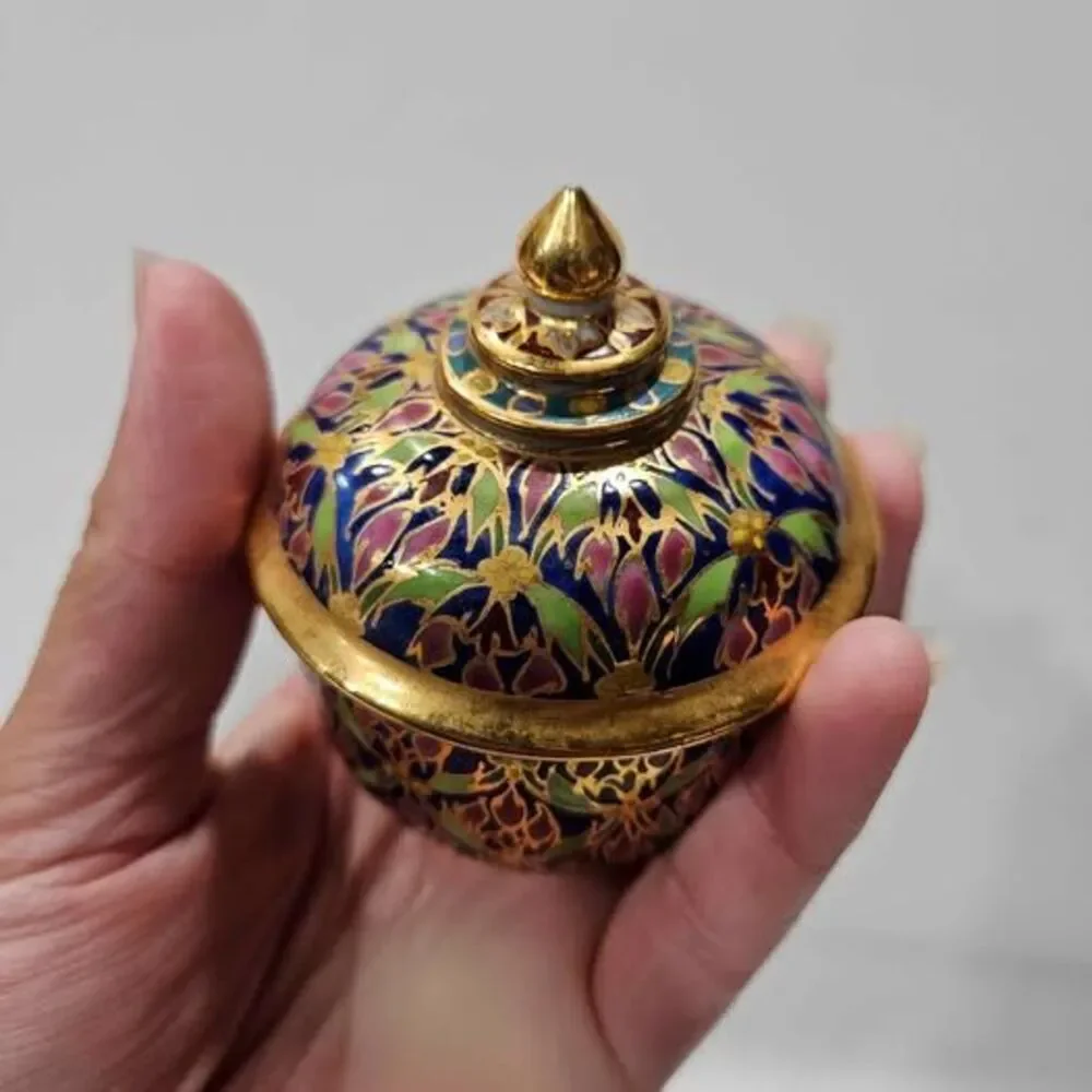 Thai Benjarong Trinket Box